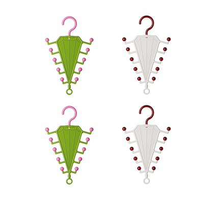 Multi-Functional V-Shaped Double Sided Hanger Storage Rack